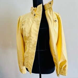 Lipstick Boutique Bright Yellow Bomber Jacket